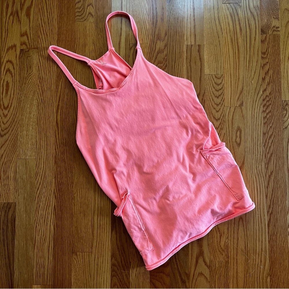 Free People FP Movement Hot Shot Mini Dress Hibiscus Small